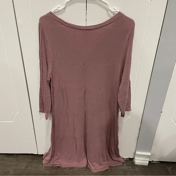 Charlotte Russe Purple 3/4 Sleeve Dress - Picture 2 of 9